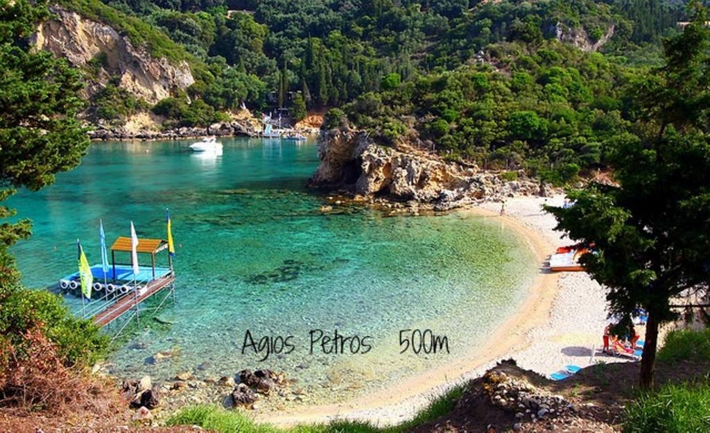 Rapanos Apartments Paleokastritsa Exterior foto